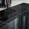 PORCELANATO PULIDO NEGRO 60x60 1ra CALIDAD (precio x caja 1.44 mts2)